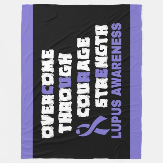 CURE...Lupus Fleece Deken (Voorkant)