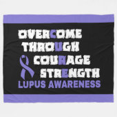 CURE...Lupus Fleece Deken (Voorkant (Horizontaal))