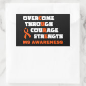 CURE...MS RECHTHOEKIGE STICKER (Tas)