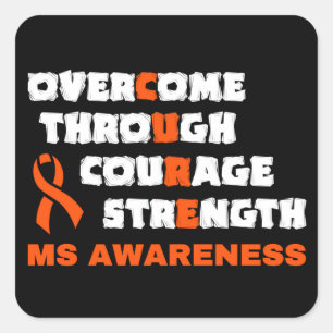 CURE...MS VIERKANTE STICKER