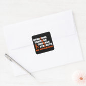 CURE...MS VIERKANTE STICKER (Envelop)