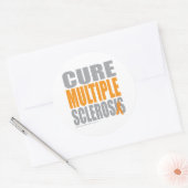 Cure Multiple Sclerosis Ronde Sticker (Envelop)