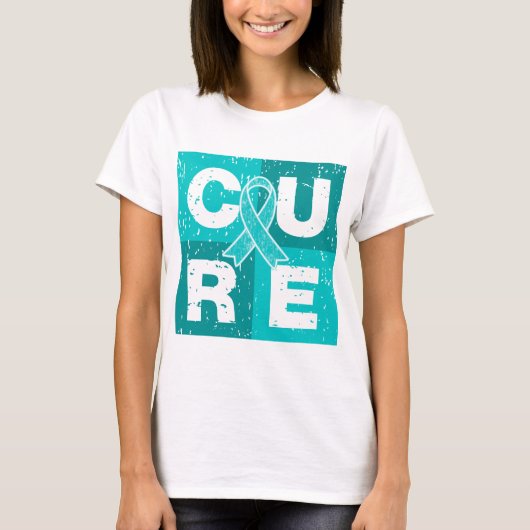 CURE Myasthenia Gravis Cube T-shirt (Voorkant)