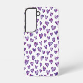 Cure paars love hartpatroon samsung galaxy hoesje (Achterkant)