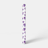 Cure paars love hartpatroon samsung galaxy hoesje (Linkerkant)