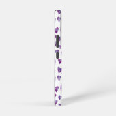 Cure paars love hartpatroon samsung galaxy hoesje (Rechterkant)