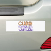 Cure pancreaskanker bumpersticker (Op auto)