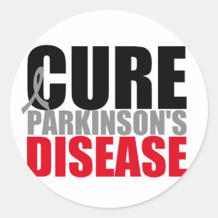CURE Parkinsons Disease Ronde Sticker