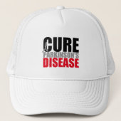 CURE Parkinsons Disease Trucker Pet (Voorkant)