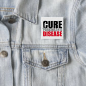 CURE Parkinsons Disease Vierkante Button 5,1 Cm (In situ)