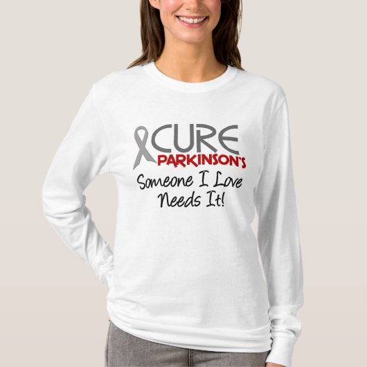 CURE PARKINSON'S ZIEKTE T-SHIRTS & GIFTS (Voorkant)