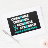 CURE...PCOS RECHTHOEKIGE STICKER (Envelop)