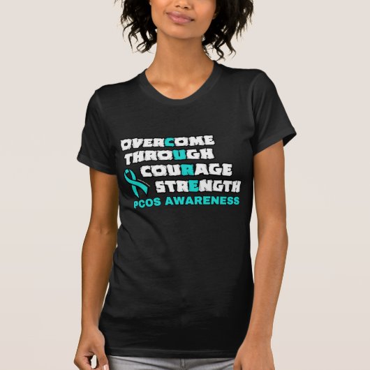 CURE...PCOS T-SHIRT (Voorkant)