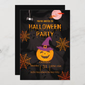 Cure pompoen Halloween party Uitnodiging (Voorkant / Achterkant)