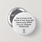 Cure = Priceless Button (Voorkant /achterkant)