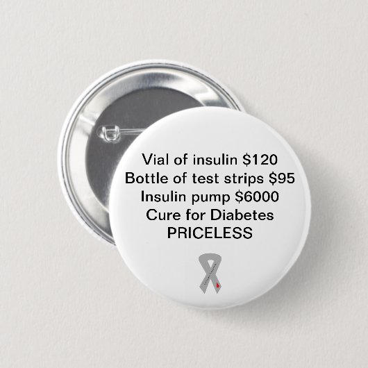 Cure = Priceless Button (Voorkant /achterkant)