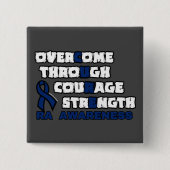 CURE...RA VIERKANTE BUTTON 5,1 CM (Voorkant)