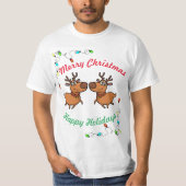 Cure Rendier Kerst T-shirt (Voorkant)