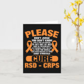 Cure RSD CRPS Ondersteuning RSD CRPS Awareness Kaart (Gele Bloem)