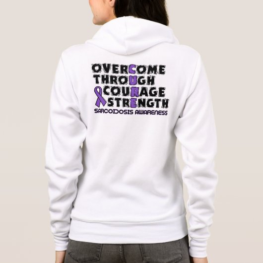 CURE...Sarcoïdose Hoodie (Achterkant)