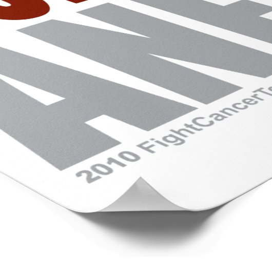 Cure Sickle Cell Anemie Poster (Hoek)