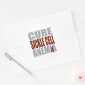 Cure Sickle Cell Anemie Ronde Sticker (Envelop)