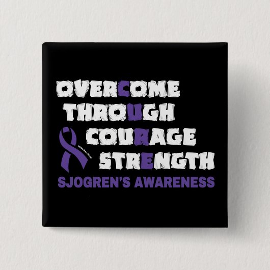 CURE...Sjogren's Button (Voorkant)