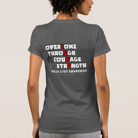 CURE... Tarlov Cyst T-shirt (Achterkant)