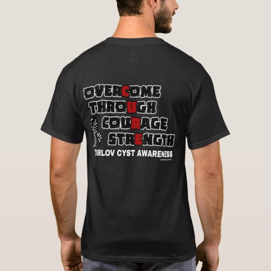 CURE... Tarlov Cyst T-shirt (Achterkant)