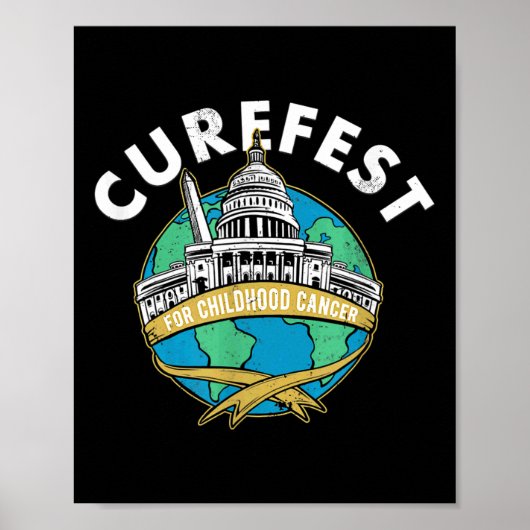 Curefest Kinderkanker Curefest Rond De Wereld Poster (Voorkant)
