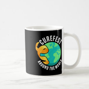 Curefest Rond De Wereld Kinderkanker Bewustzijn Koffiemok