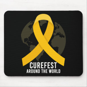 Curefest Rond De Wereld Kinderkanker Bewustzijn Muismat
