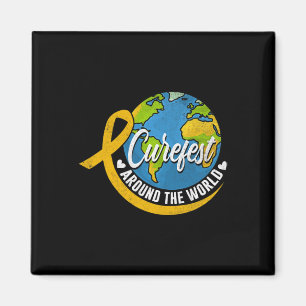 Curefest Rond De Wereld Kinderkanker  Magneet