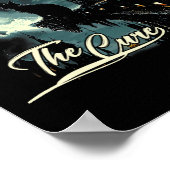 Cures Graphic Art Muzikant Grappig Dierlijke Kat V Poster (Hoek)