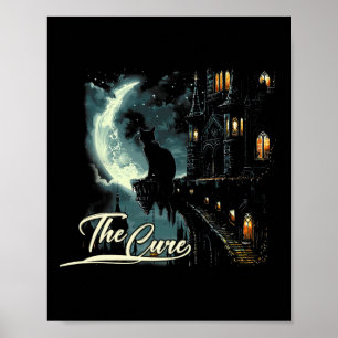 Cures Graphic Art Muzikant Grappig Dierlijke Kat V Poster