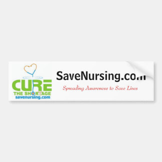 curethe2, SaveNursing.com, Spreading Awareness ... Bumpersticker
