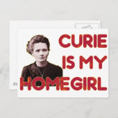 Curie is mijn huisdier briefkaart (Voorkant / Achterkant)