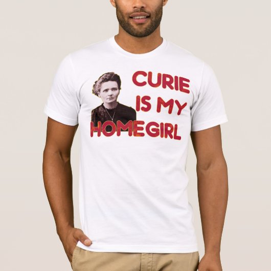 Curie is mijn huisdier t-shirt (Voorkant)