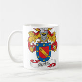 Curiel Family Crest Koffiemok (Links)