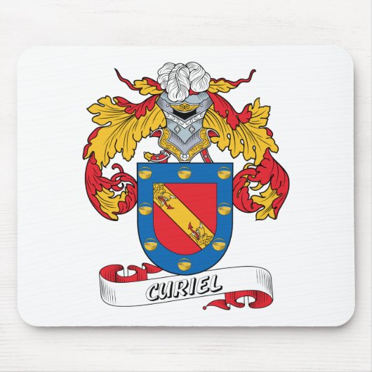 Curiel Family Crest Muismat (Voorkant)