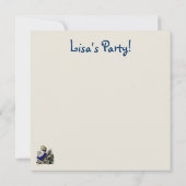 Curieuze Alice ~ Invitiations Wonderland Kaart (Achterkant)