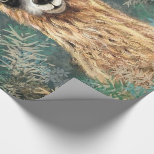 Curieuze Baby Llama - Cute - Cadeaupapier (Hoek)