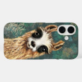 Curieuze Baby Llama - Cute - Fun Case-Mate iPhone Case (Achterkant (horizontaal))