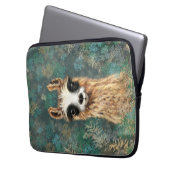 Curieuze Baby Llama - Cute Laptop Sleeve (Voorkant Links)