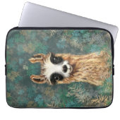 Curieuze Baby Llama - Cute Laptop Sleeve (Voorkant)