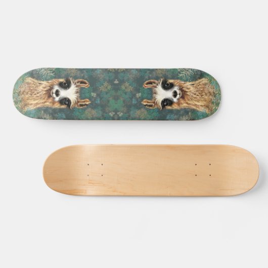 Curieuze Baby Llama - Cute - Smile Persoonlijk Skateboard (Horizontaal)