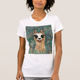 Curieuze Baby Llama - Cute T-shirt