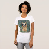 Curieuze Baby Llama - Cute T-shirt (Voorkant volledig)