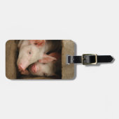 Curieuze biggen bagagelabel (Voorkant horizontaal)