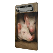 Curieuze biggen mini klembord (Angled2)